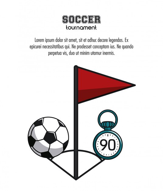 Soccer tournament infographic