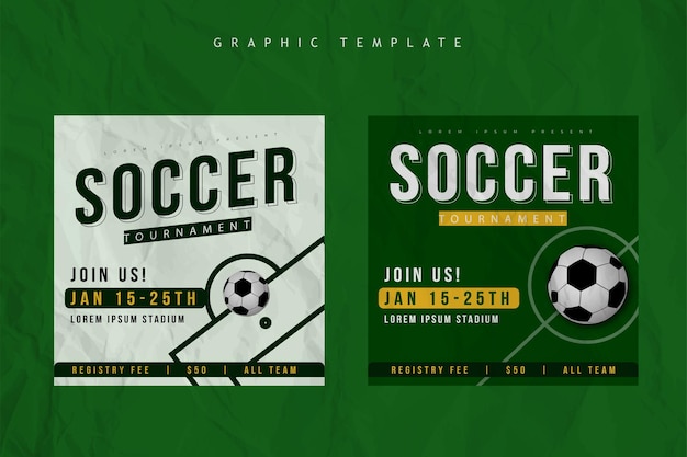 Soccer Tournament Sports Event Template