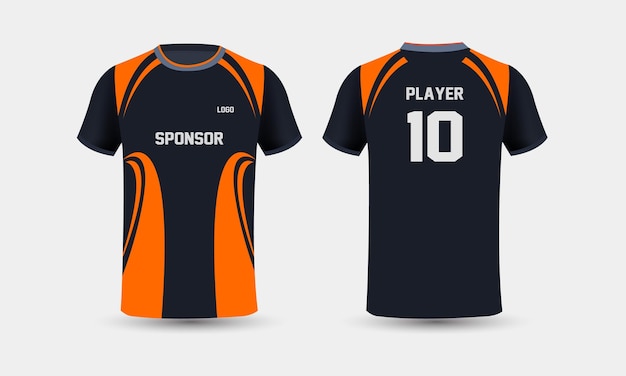 Soccer uniform concept sport jersey design