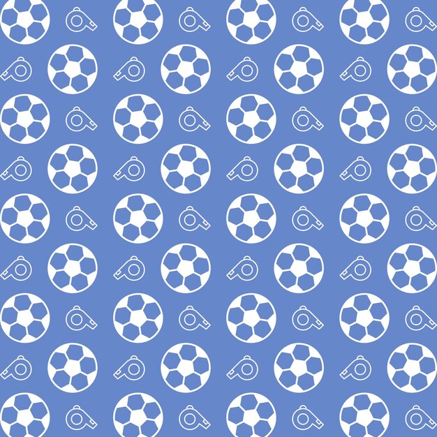 Vector soccer vector design repeating pattern vector illustration background