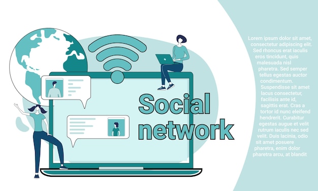 Sociaal netwerk Communicatie op sociale netwerken Het concept van e-mail en messengers