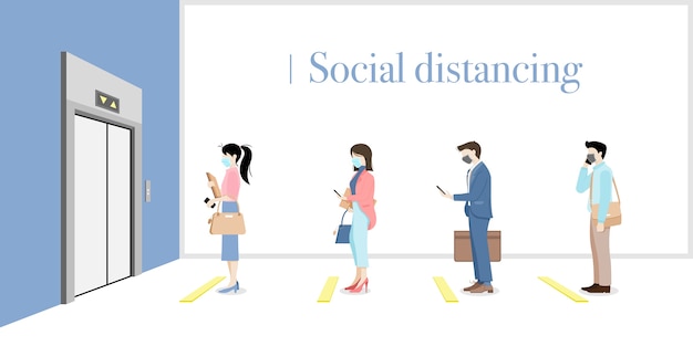 Social distancing at the office