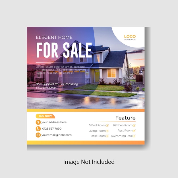 Social media Banner Design for Real Estate Agency