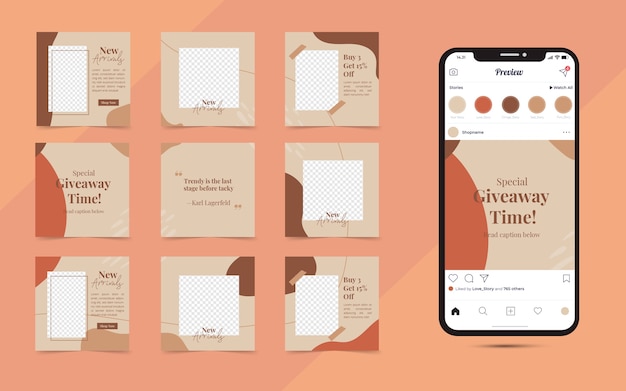 Social Media banner post template