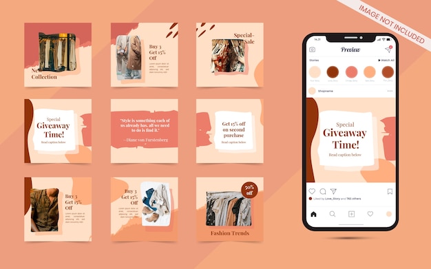 Social Media banner post template