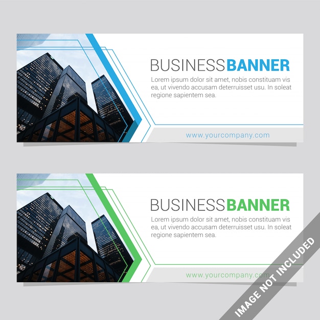 Premium Vector | Social media banner template