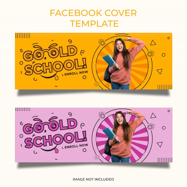 Social media banner template