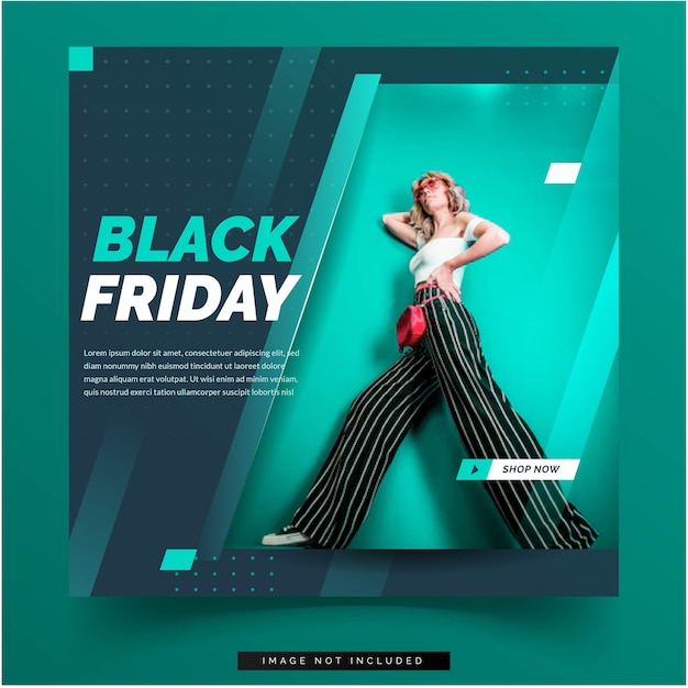 Social media black friday template