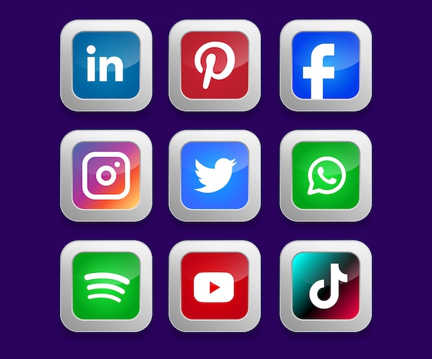 Social media collection buttons