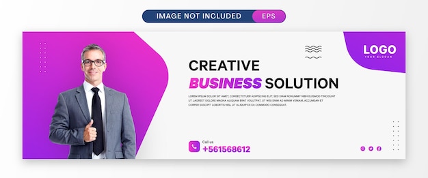 Social media corporate and business cover and banner design template