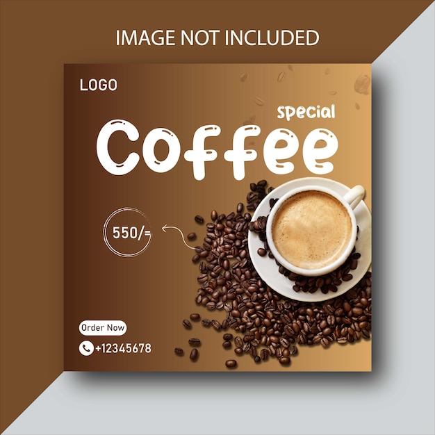 コーヒーのためのソーシャルメディアデザイン