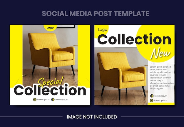 Social Media Design For Furniture Brand Sale poster flyer brochure