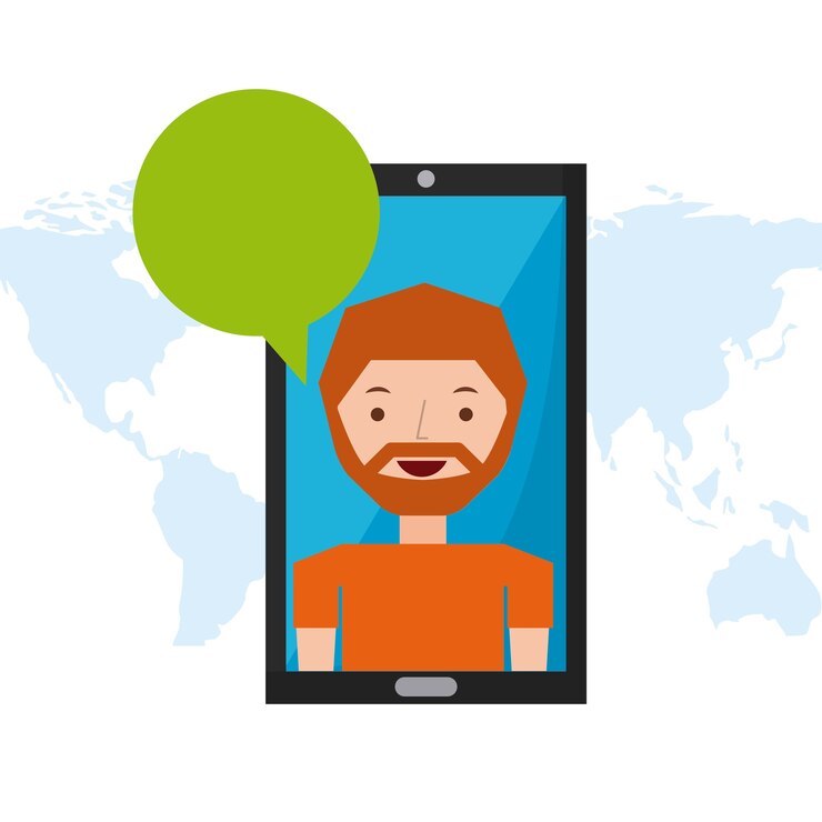 Vector social media design