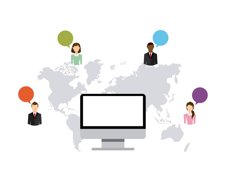 Vector 소셜 미디어 디자인