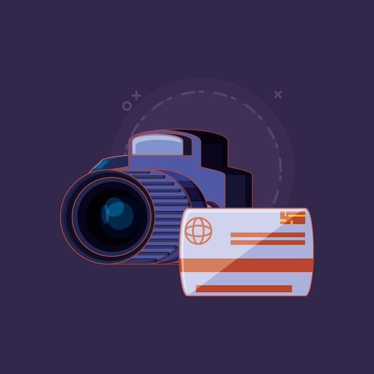 Vector social media design