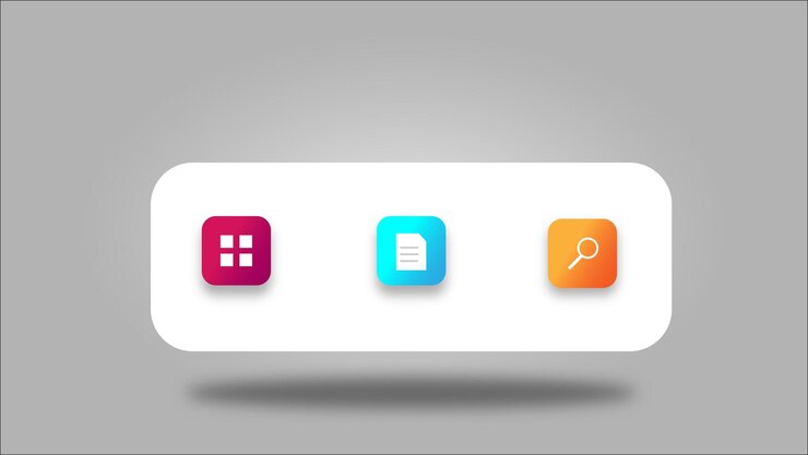 Vector social media elements