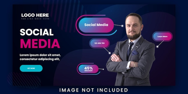 Social Media Facebook Cover Template