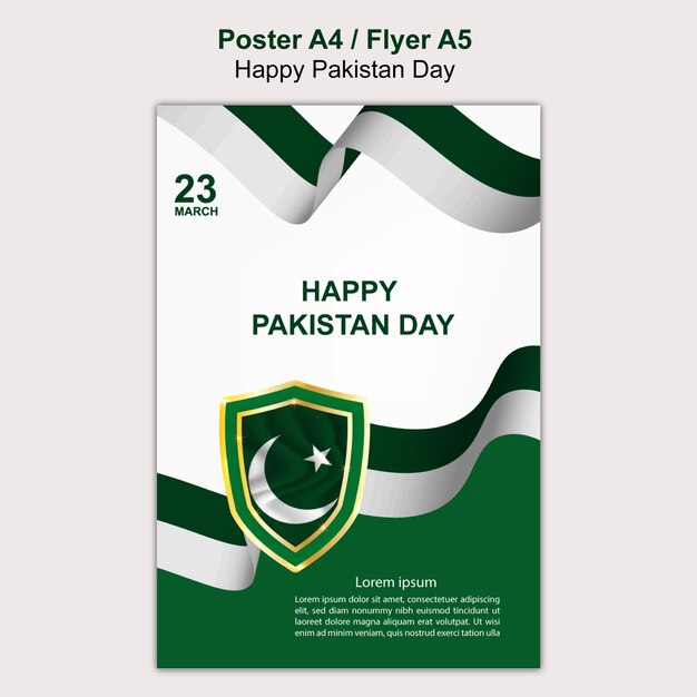 Social media feed for Happy Pakistan Day