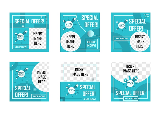 Social media flyer design collection