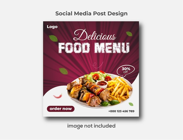 social media food design.