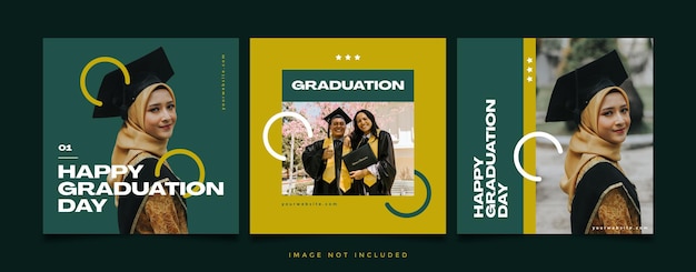 social media graduation design bundle