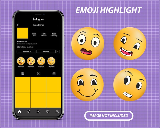 social media highlight 3d emoji happy emoji day