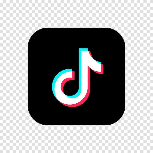 Social media icon illustration tiktok Tiktok Icon Vector illustration