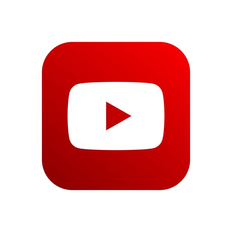 Vector 소셜 미디어 아이콘 그림 youtube youtube 아이콘 벡터 그림