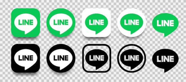 Social media icon linevector