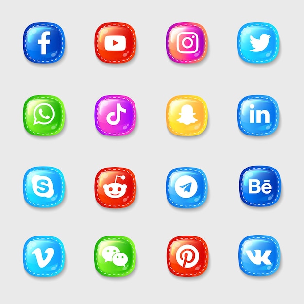 Social media icons pack