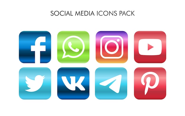 Social media icons pack