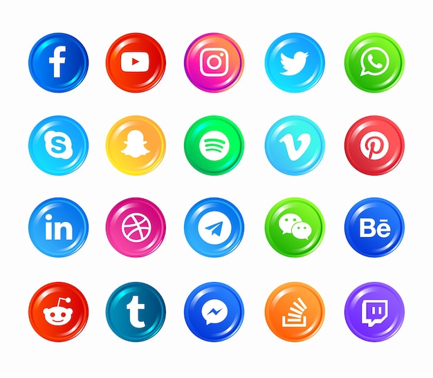 Social media icons