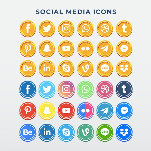 social media icons