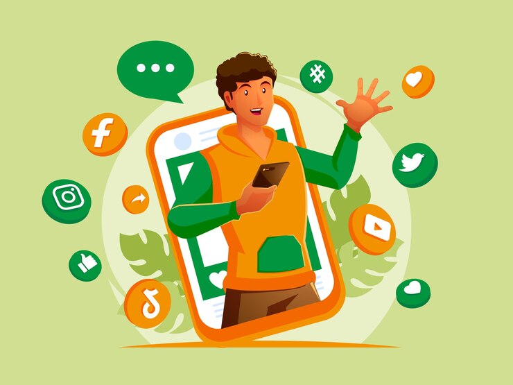 social media influencer-concept