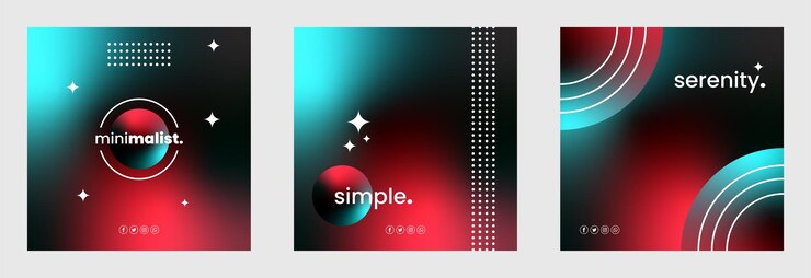 Vector 소셜 미디어 인스타그램 포스트 디자인 템플릿