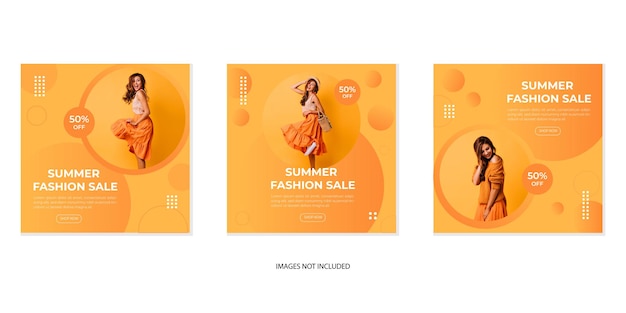 패션 여름 가을 계절 판매 벡터에 대한 소셜 미디어 instagram 게시물 템플릿