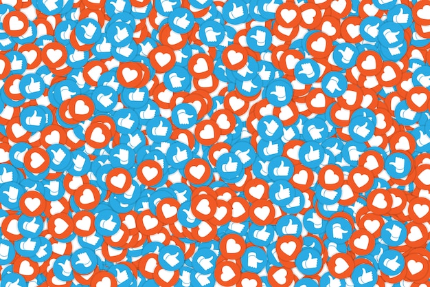 Social media like pattern