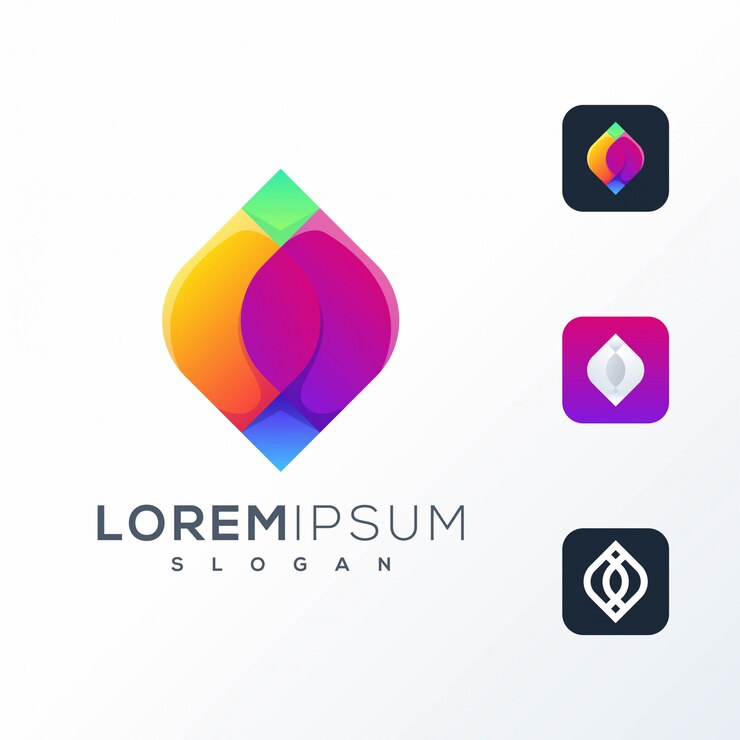 Vector social media logo ontwerp