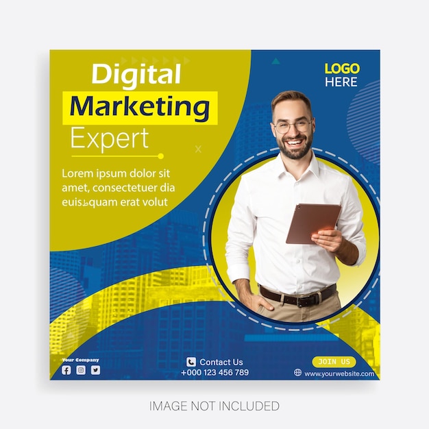 Social Media Marketing Expert Post Design