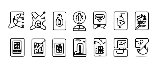 Social Media Marketing icon set