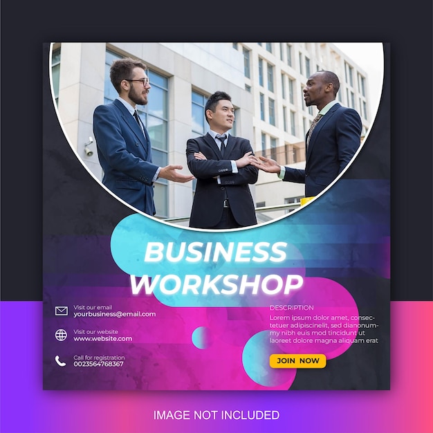 Workshop post business sui social media