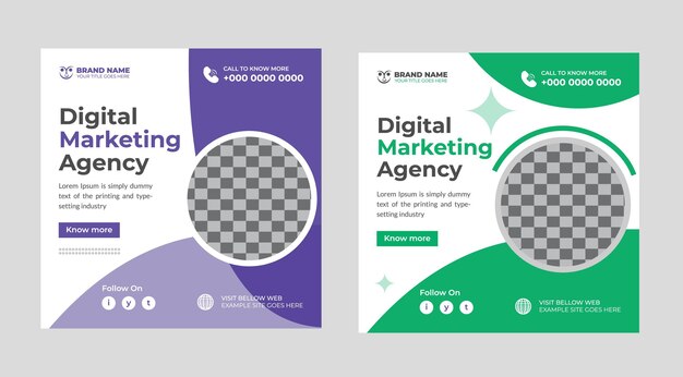 social media post digital marketing template design online marketing business promotion banner