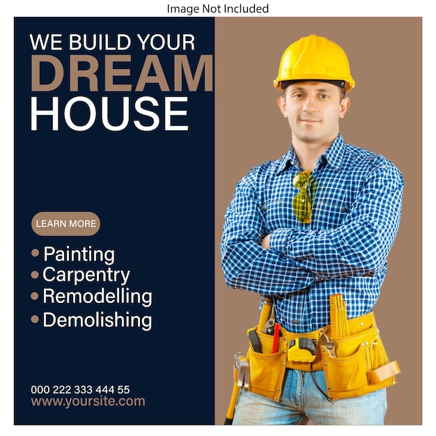 Social media post for dream house