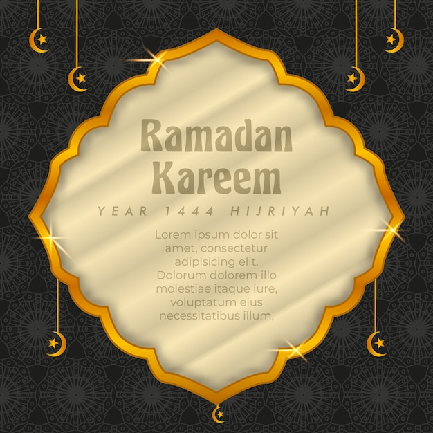 social media post greeting card ramadan and muslim holidays