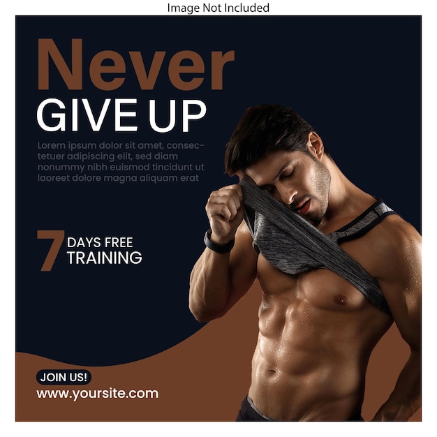 social media post for gym