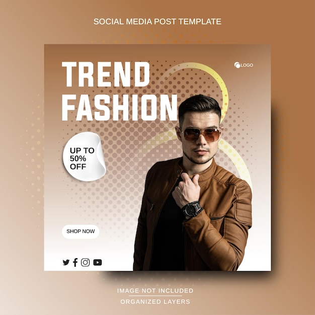 Social media post instagram for fashion store