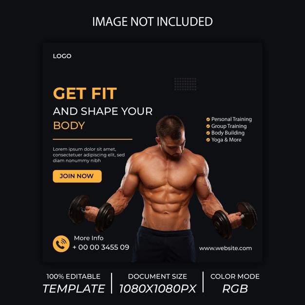 social media post mockup
