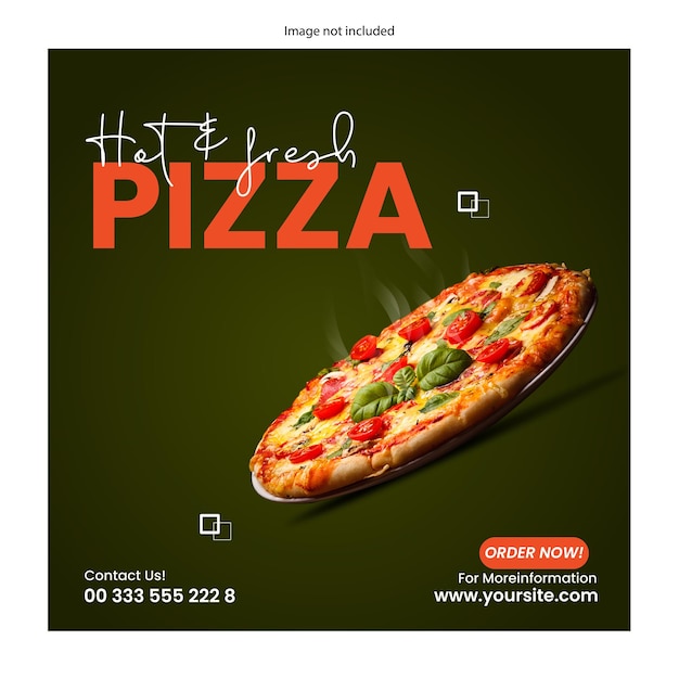 SOCIAL MEDIA POST FOR PIZZA