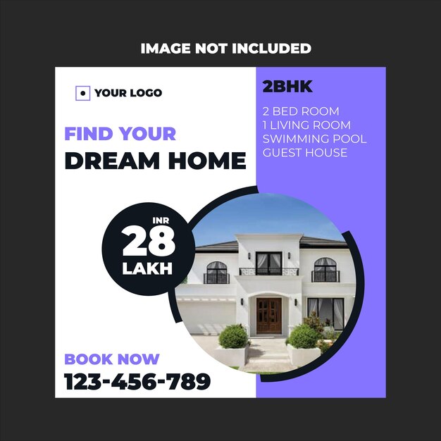 Social media post real estate house property post