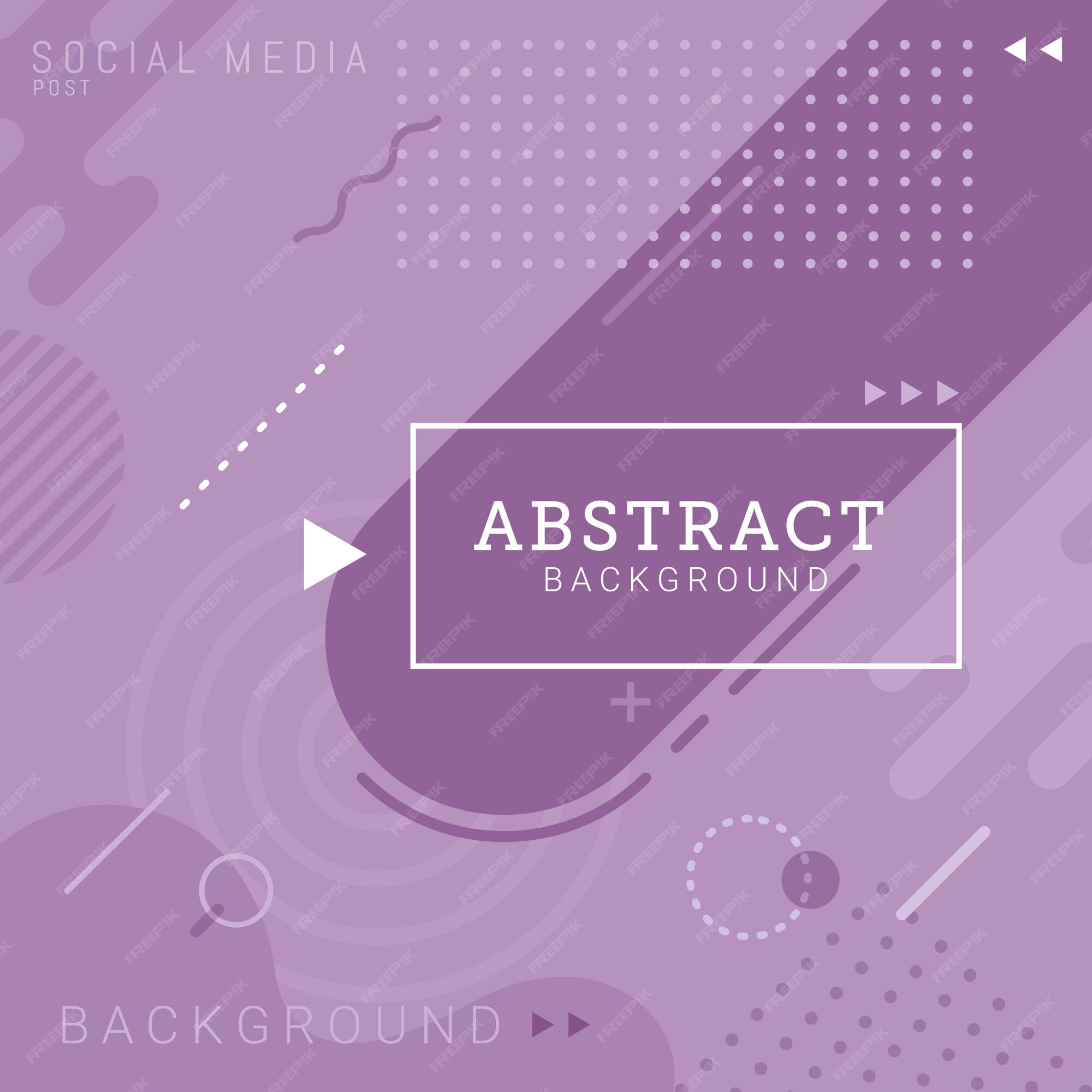 Premium Vector | Social media post template abstract background